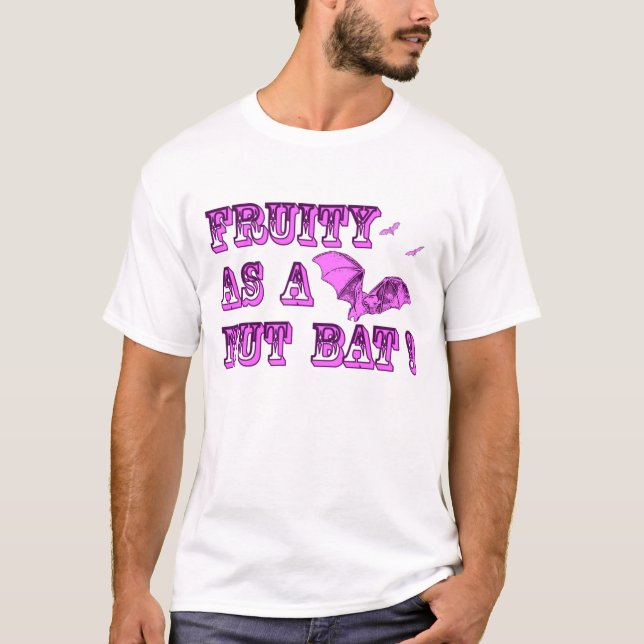 FRUKTIGT SOM EN NÖTFLADDERMÖSS! T-SHIRT (Framsida)