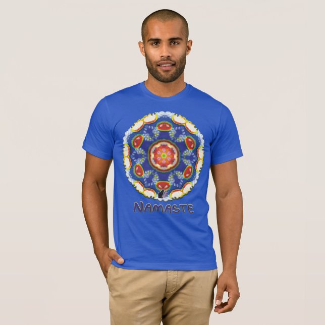 FruktigTooty Namaste Kalejdoskop T-shirt (Hel framsida)
