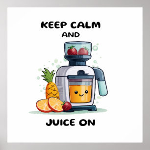 Fruktjuicepress Ha Sitt Lugna Och Juicemässig Häls Poster