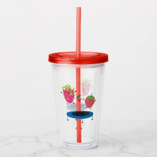 Fruktjumpning på Trampoline Take Away Mugg
