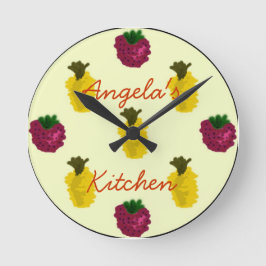 Fruktklocka Rund Klocka