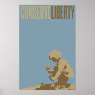 Fruktkonservfrihettryck Poster