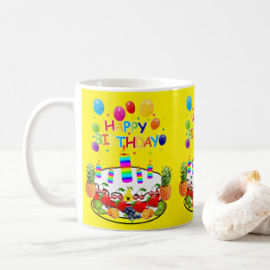 Fruktkummel grattis på födelsedagen Mugg