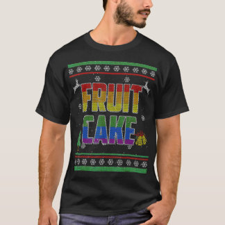 Fruktkummel HBT Gay pride Ugly julsötare T Shirt