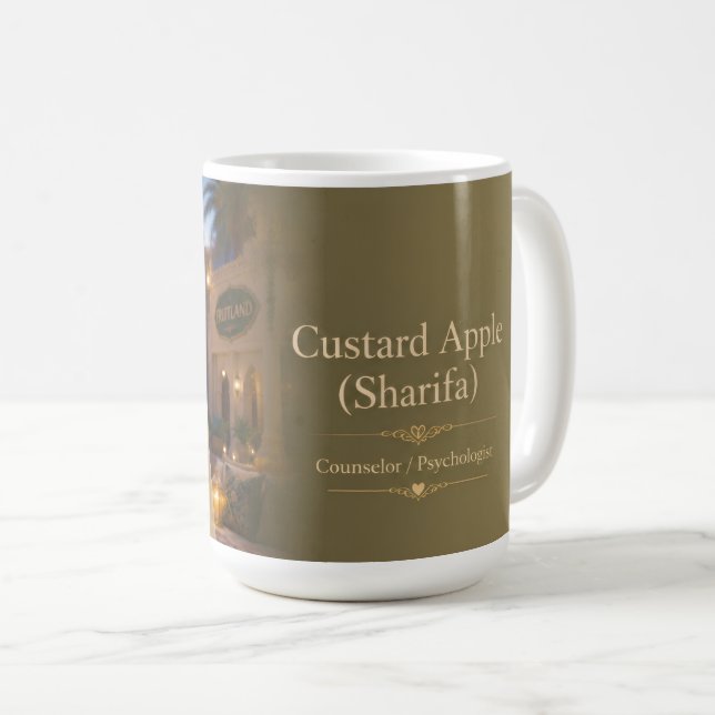 fruktland inspirerad kaffemugg (Framsida höger)