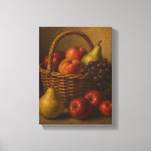 Fruktlivet Basket med päron och äpplen