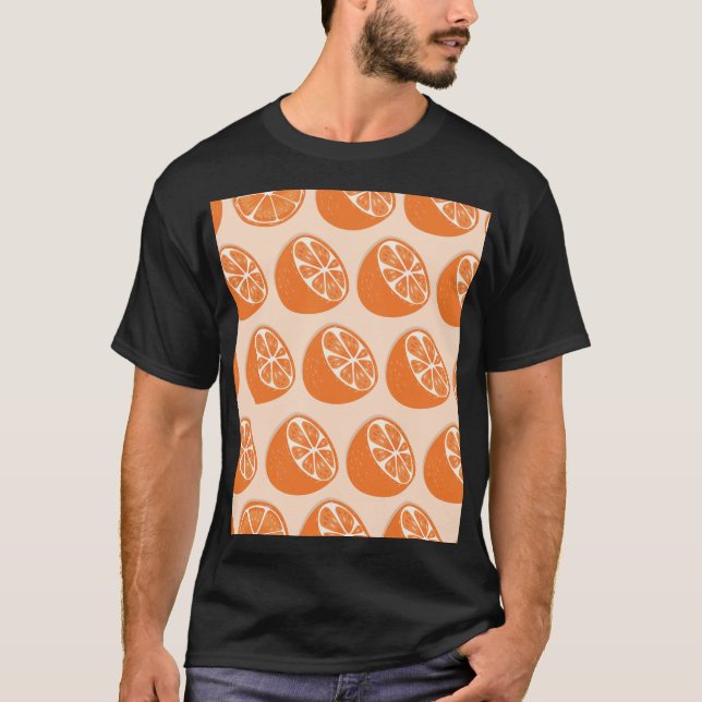 Fruktlös Mönster. T Shirt (Framsida)