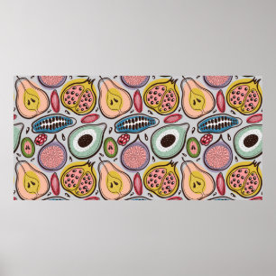 Fruktlösa mönster poster