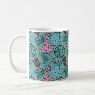 Fruktlöst mönster   Frukt yta mönster 20 Kaffemugg