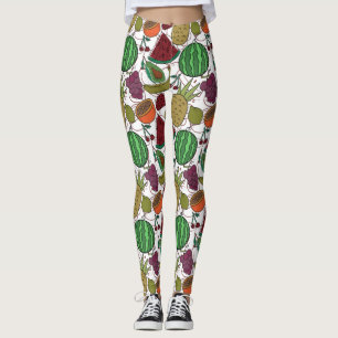 Fruktlöst mönster   Frukt yta mönster 25 Leggings