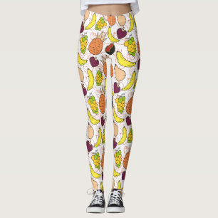 Fruktlöst mönster   Frukt yta mönster 50 Leggings
