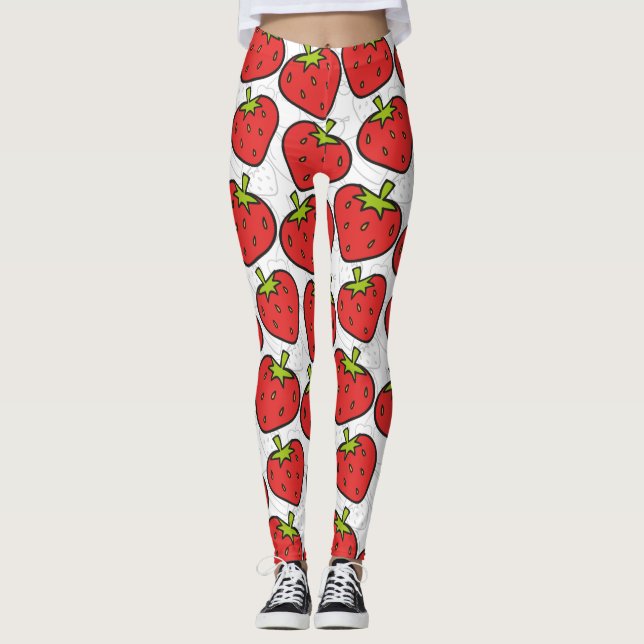 Fruktlöst mönster | Frukt yta mönster 60 Leggings (Framsida)