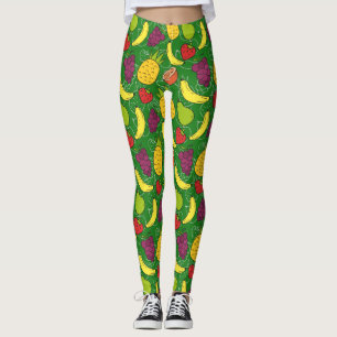 Fruktlöst mönster   Frukt yta mönster 7 Leggings