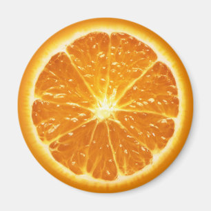 Fruktmagnetserie - Orange- Magnet