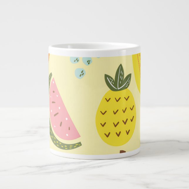 Fruktmix Kaffekopp Jumbo Mugg (Framsidan)