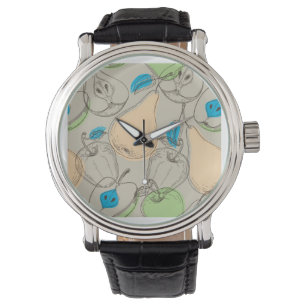 Fruktmönster Armbandsur