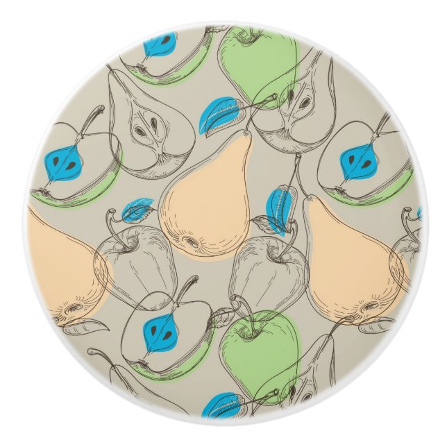 Fruktmönster Knopp (Framsidan)