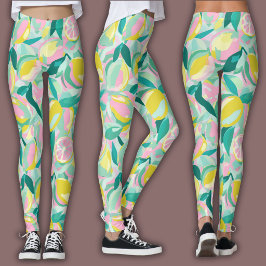 Fruktmönster  |  Levande Citrus Leggings