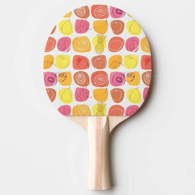 Fruktmönster Pingisracket (Framsidan)
