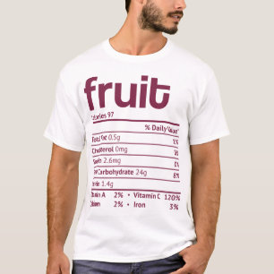 Fruktnäring Fakt Funny Thanksgiving jul T Shirt