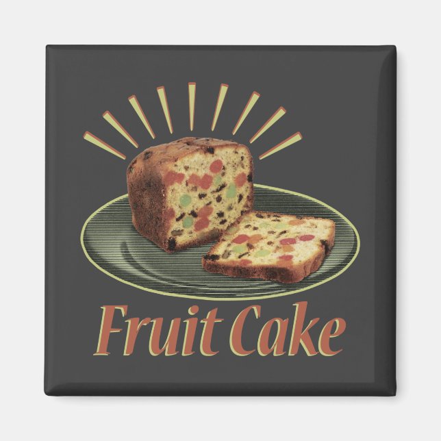 Fruktpaj Frukt Kaka Magnet (Framsidan)