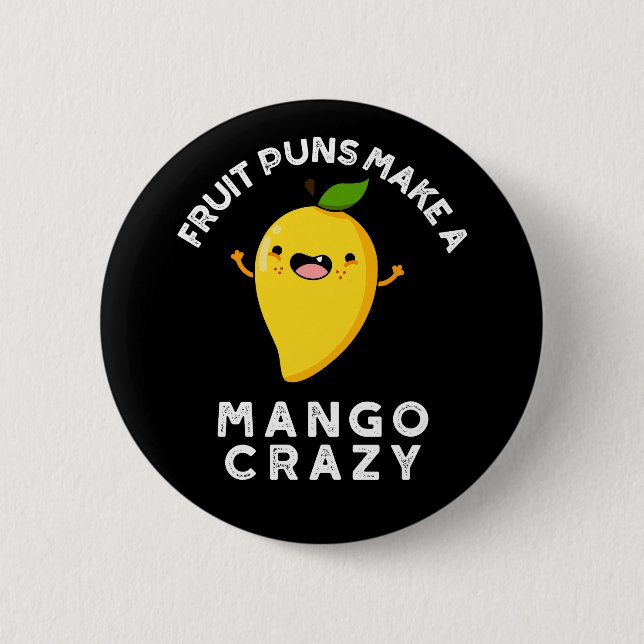 Fruktpunkter gör en Mango Crazy-Mörk BG Knapp (Framsida)