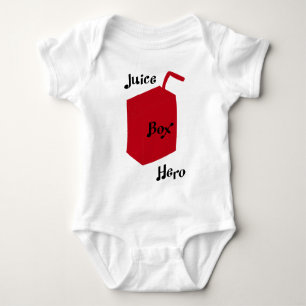 Fruktsaft boxas hjälteungeskjortan vid t shirt