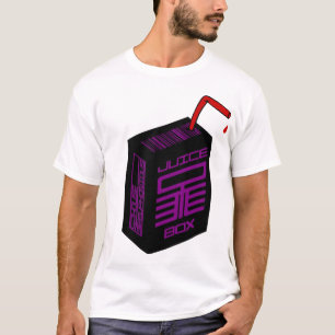 Fruktsaft-Boxas T-tröja (vit bg) T Shirt