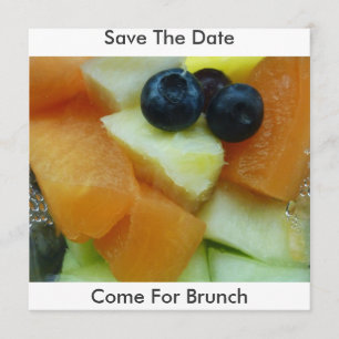 Fruktsalad, datum, Kom för Brunch Spara Datumet