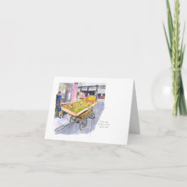 Fruktsäljare i Old Havana, Kuba Kort