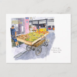 Fruktsäljare i Old Havana, Kuba Vykort