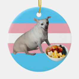 Fruktsallad Julgransprydnad Keramik