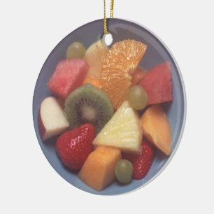 Fruktsallad Julgransprydnad Keramik