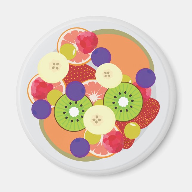 Fruktsallad Magnet (Framsidan)