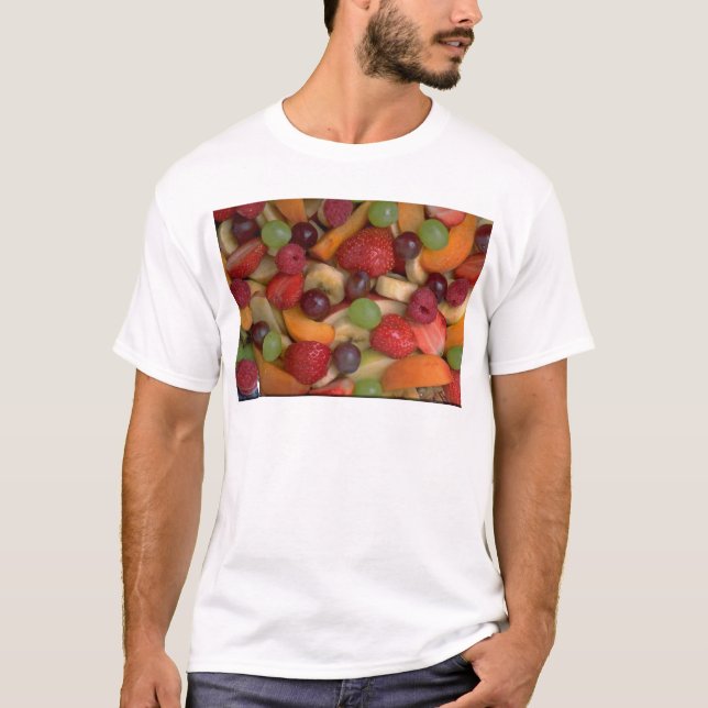 Fruktsallad, närbild tee shirt (Framsida)