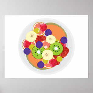 Fruktsallad Poster