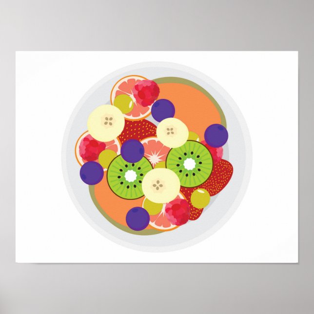 Fruktsallad Poster (Framsidan)
