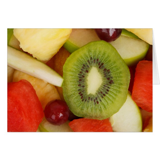 Fruktsamling Hälsningskort (Framsidan Horizontal)