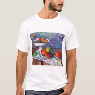Fruktskål, glas och äpplen, Cezanne T Shirt