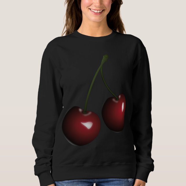 Fruktskorpan i Cherries Fruit Snack T Shirt (Framsida)