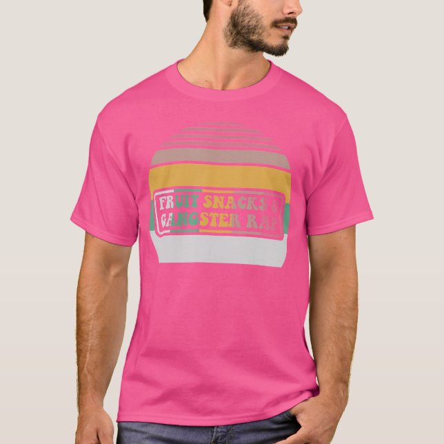 Fruktsnäckor Gangster Rap Retro Stil T Shirt (Framsida)
