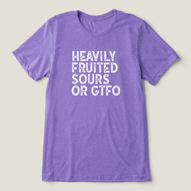 Fruktsorter eller GTFO T Shirt (Design Framsida)