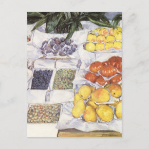 Fruktställ av Gustave Caillebotte, Vintage Art Vykort