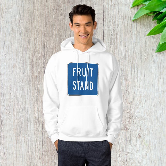 Fruktstånd Vägschild Hoodie (Skapare uppladdad)