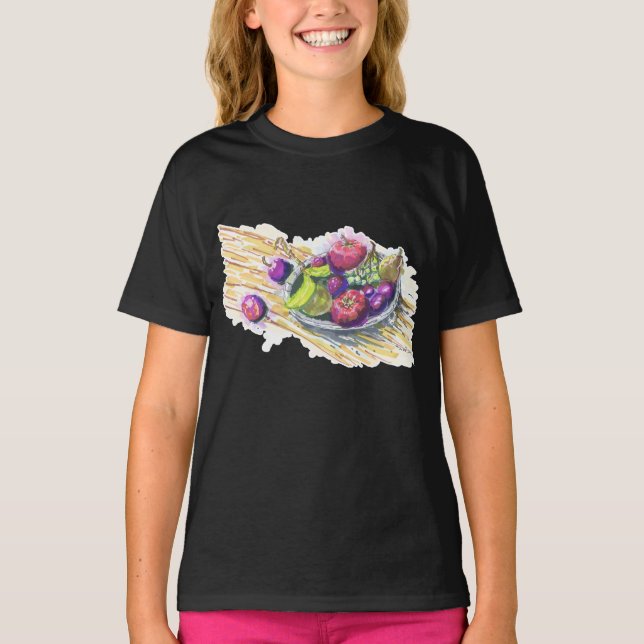 Fruktstilleben T Shirt (Framsida)