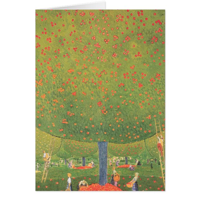 Fruktträd Hälsningskort (Framsidan)