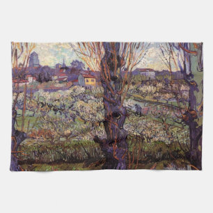 Fruktträdgård i blom, Arles av Vincent van Gogh Kökshandduk