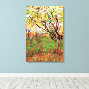 Fruktträdgård i blom by Vincent van Gogh Canvastryck