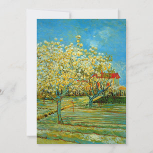 Fruktträdgård i blom by Vincent van Gogh Inbjudningar