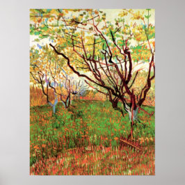 Fruktträdgård i blom by Vincent van Gogh Poster